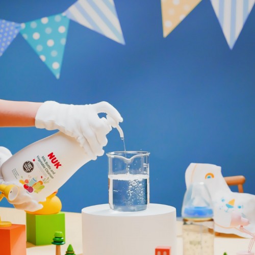 NUK Milk Bottle and Vegetable Cleanser 950ml + Refill 750ml | 100% Food Grade Ingredients